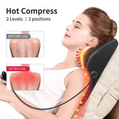Tamanho do produto 38,1 x 5,08 x 33,02 cm Massageador 3D 6W de pescoço e costas para alívio final