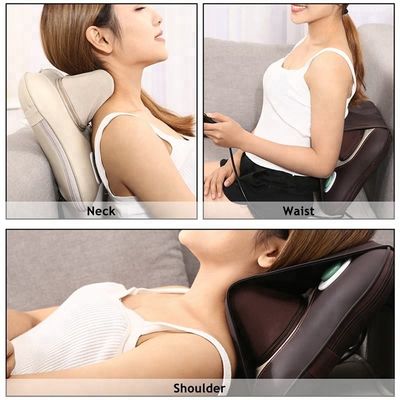 Melhor almofada de massagem de Shiatsu Branco com vida útil de bateria longa