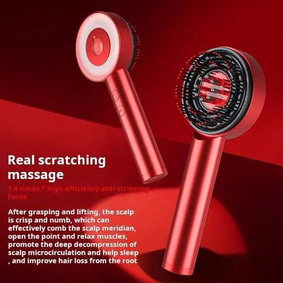 Aparelho de massagem por vibração para o crescimento do cabelo e a saúde do couro cabeludo
