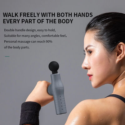 Velocidade de rotação 3000rmp Max 20W Mini Massage Gun elétrico com Nano Silica Gel Manopla