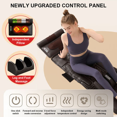 Cushion de colchão de massagem de corpo inteligente de pescoço e pés com vibração de engate e aquecimento