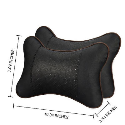 Pacote de almofadas para pescoço de carro de 2 almofadas respiráveis para apoio e relaxamento do pescoço