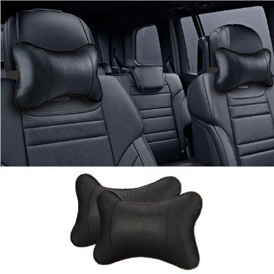Pacote de almofadas para pescoço de carro de 2 almofadas respiráveis para apoio e relaxamento do pescoço