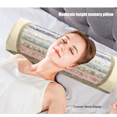 almofada de massagem de espuma de memória com 7 cores de arco-íris Chakra Bateria Capacidade 3.7V 2000mAh