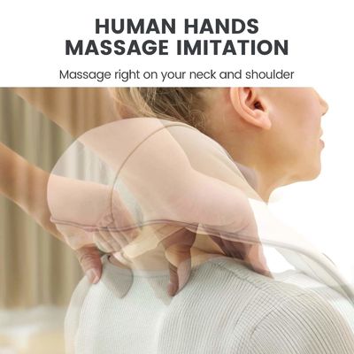 Aparelho de massagem do pescoço Shiatsu em forma de U Rejuvenescimento nas costas Fadiga Relaxamento do aquecimento cervical