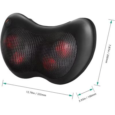 Controle manual 4 Cabeças Massagem de pescoço almofada de carro massagista com função de cronometragem 1,5 kg peso