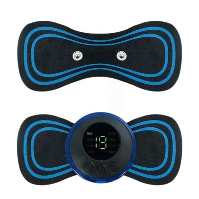 Controle manual preto Desenho portátil 4 cabeças Pescoço Massagem Auto almofada Massagista Pescoço