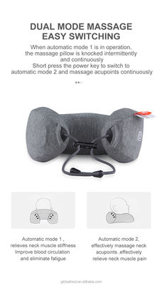 Cor Personalizada Corpo Pescoço Massagem em forma de U Massagem Vibrante Almofada Massagem Almofada