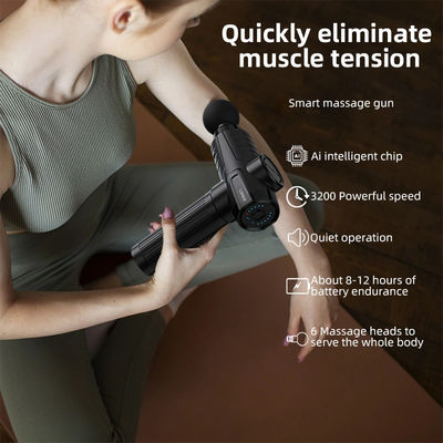 Nano Silica Gel Handle Massage Gun sem fio para melhorar a flexibilidade e mobilidade