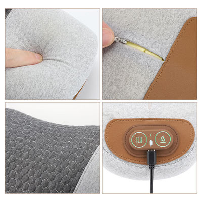 Colorido personalizado Elétrico Compressão Quente Vibração Pescoço Massagista Almofada para Aliviar a Dor