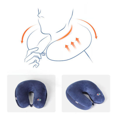 Almofada vibratória em forma de U com função de fisioterapia infravermelha