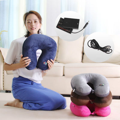 Almofada vibratória em forma de U com função de fisioterapia infravermelha