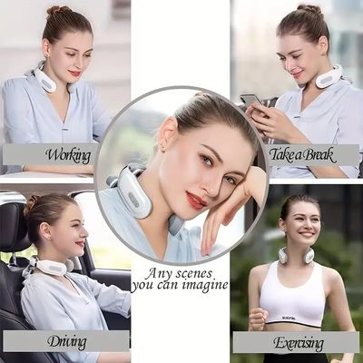 Massagista de 5 kg personalizado para viagens domésticas com protector de pescoço com aquecimento e pulso inteligentes