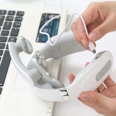 Massagista de 5 kg personalizado para viagens domésticas com protector de pescoço com aquecimento e pulso inteligentes
