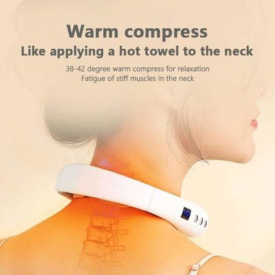 Massageador de pescoço com função de fisioterapia infravermelha
