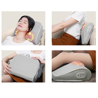24W almofada de massagem inteligente para casa pescoço cintura volta e massagista de ombro