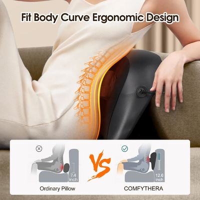 500mA corrente de carregamento de pescoço e de volta massagista para alívio da dor 19,05 x 30,48 x 33,02 cm