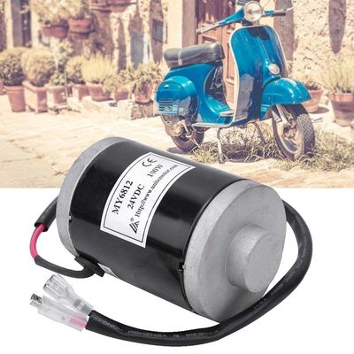 Motor de escova de bicicleta elétrica controlador de bicicleta elétrica motor escovado 24V 100w alta velocidade com poleia de cinto