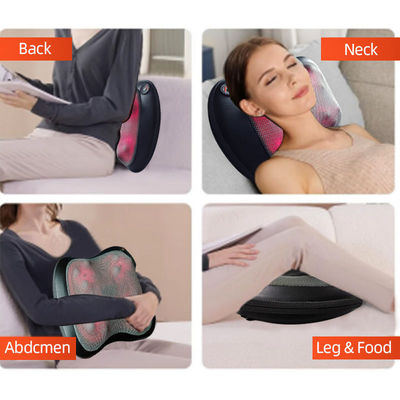 12V Bateria Capacidade almofada de massagem para alívio de dor lombar Grande zona de massagem