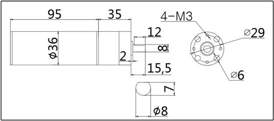 Construção de ímãs permanentes 5kw motor DC sem escovas para motocicleta elétrica
