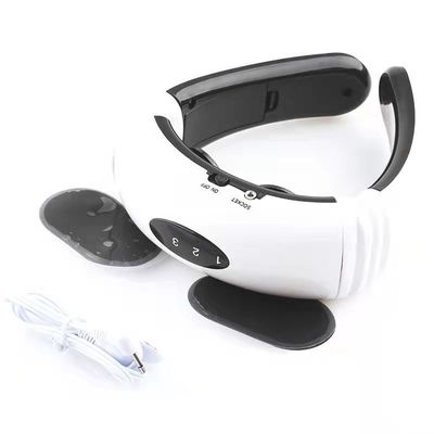 18X17X6 cm almofada de massagem de pescoço portátil vibratória elétrica sem fio para alívio da dor no pescoço