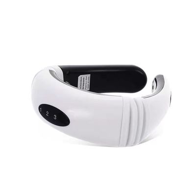18X17X6 cm almofada de massagem de pescoço portátil vibratória elétrica sem fio para alívio da dor no pescoço