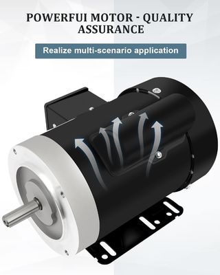 Motor elétrico de 1750 rpm para esteira médico motor de condução de propósito geral de fase única