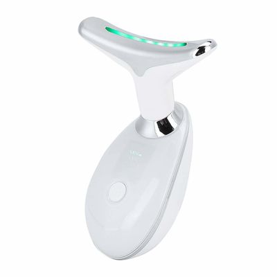 Massagista elétrico personalizado em forma de V com fototerapia e vibração aquecida