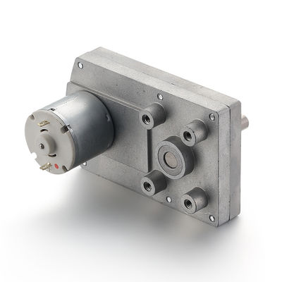 Motor de corrente contínua de alimentação direta de 24 V de 32 mm com caixa prateada e baixo nível de ruído de 75 dB