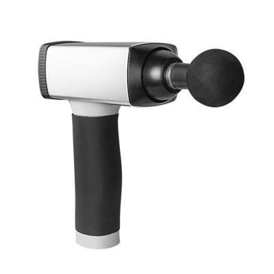 Máquina de vibração de massagem corporal Mini pistola de massagem com 5 níveis e 4 cabeças de massagem