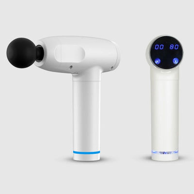 Massagem corporal Mini Arma de massagem muscular com 6 cabeças de massagem e função de controle de tempo