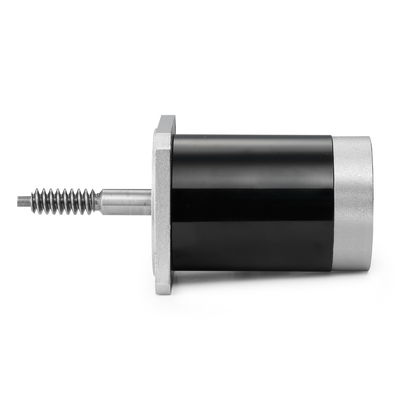Motor de corrente contínua escovado de 24 V 100 W para máquinas industriais negras