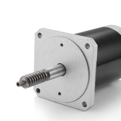 Motor de corrente contínua escovado de 24 V 100 W para máquinas industriais negras
