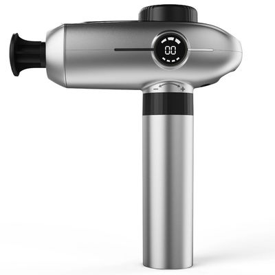 Máquina de massagem de tela LCD Vibração de 30 velocidades Mini Massage Gun para relaxamento do corpo inteiro