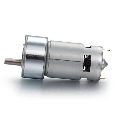 Motor de escova de corrente contínua de 12 V de grande torque 75 dB 42 mm com eficiência e direção de rotação IE 1