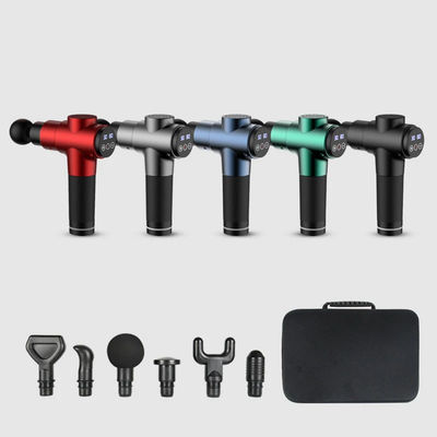 Arma de massagem mini de cor personalizada 5 arquivos ajustáveis para massagem muscular de tecidos profundos