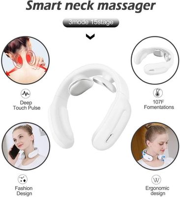 Massagista Elétrico de Pescoço de 24 W de Potência nominal para cuidados de saúde e relaxamento da coluna cervical