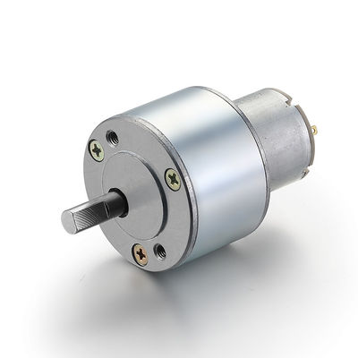 Eixo Tipo D Eixo Alto Torque Baixa RPM 6v 12v Brush DC Motores de engrenagem com ajuste de velocidade