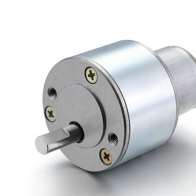 Eixo Tipo D Eixo Alto Torque Baixa RPM 6v 12v Brush DC Motores de engrenagem com ajuste de velocidade