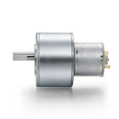 Eixo Tipo D Eixo Alto Torque Baixa RPM 6v 12v Brush DC Motores de engrenagem com ajuste de velocidade