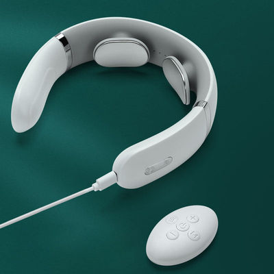 Mini Massagista Elétrico de Pescoço sem fio com controle remoto inteligente e opções de massagem personalizadas