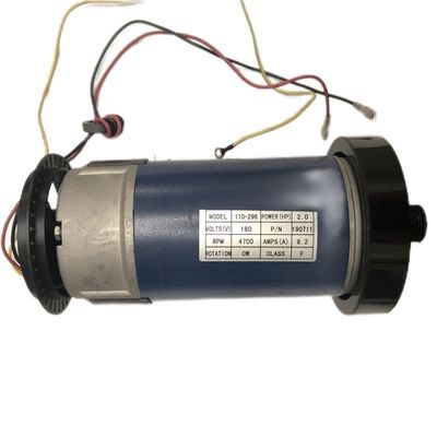 Motor de esteira de 180V DC de alto binário e 8,2A de corrente contínua para equipamentos de fitness