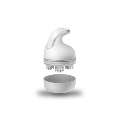 Instrumento inteligente de massagem da cabeça para massagem elétrica do couro cabeludo e pescoço 10X10X9 cm