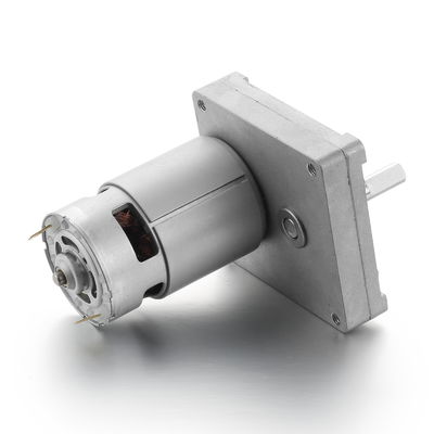Prata 42 mm de alto torque Quadrado Spur Gear DC Motor 12V 24V 21.1W Brushed DC Gear Motor