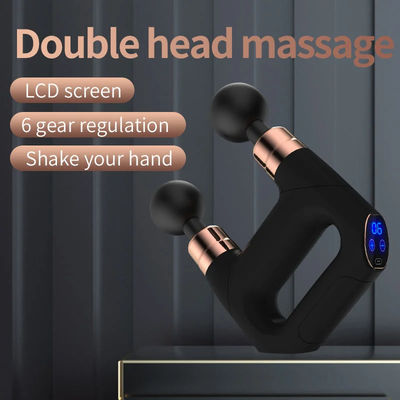 Função de controlo do tempo Massagista elétrico de cabeça dupla para recuperação e relaxamento muscular