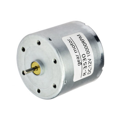 Motor de engrenagem de corrente contínua de metal puro de 24 V para esteira Característica impermeável Faixa de velocidade 12-1600 r/min