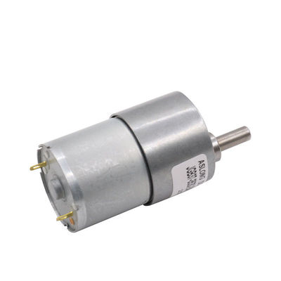 Motor de engrenagem de corrente contínua de metal puro de 24 V para esteira Característica impermeável Faixa de velocidade 12-1600 r/min