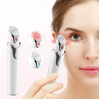 Massagista Facial de Olhos Vareta com compressão térmica Ferramenta de Cuidados da Pele Recarregável 3 em 1