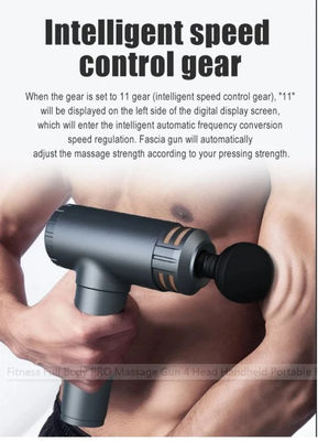 Controle de tempo Mini Arma de massagem muscular para vibração de tecidos profundos e relaxamento corporal