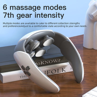 Protector de pescoço EMS TENS Massageador de pulso de microcorrente para alívio da coluna cervical